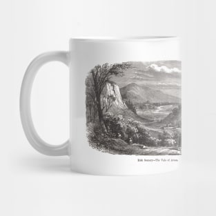 Vale of Avoca, County Wicklow, Ireland, 19th century engraving Mug